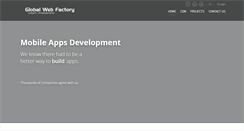 Desktop Screenshot of globalwebfactory.com